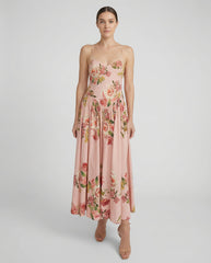 Ayla Corseted Midi Dress