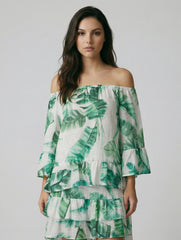 Bolero El Scollo Linen Top