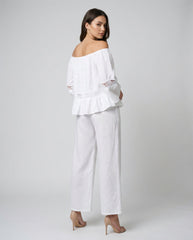 Bolero El Scollo Linen Top