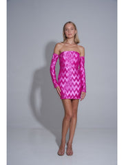 Affaire Mini Dress Peony