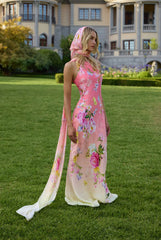 Avya One Shoulder Sash Dress