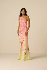 Avya One Shoulder Sash Dress