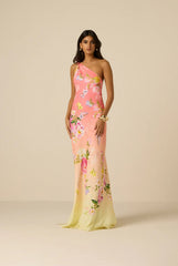 Avya One Shoulder Sash Dress