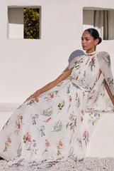 Anya Cape Maxi Dress