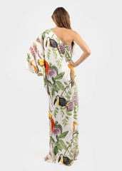 Queen One Shoulder Maxi Dress