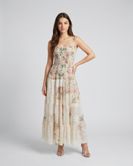 Dress Long Flowers ref 331