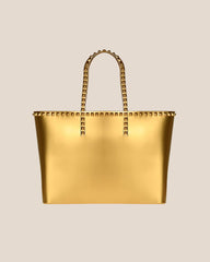 Angelica Metallic Large Tote