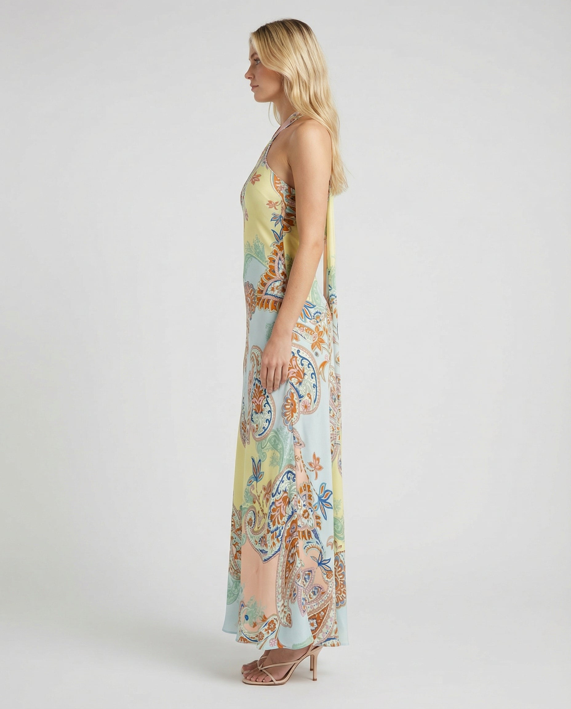 Yuti One Shoulder Sash Dress
