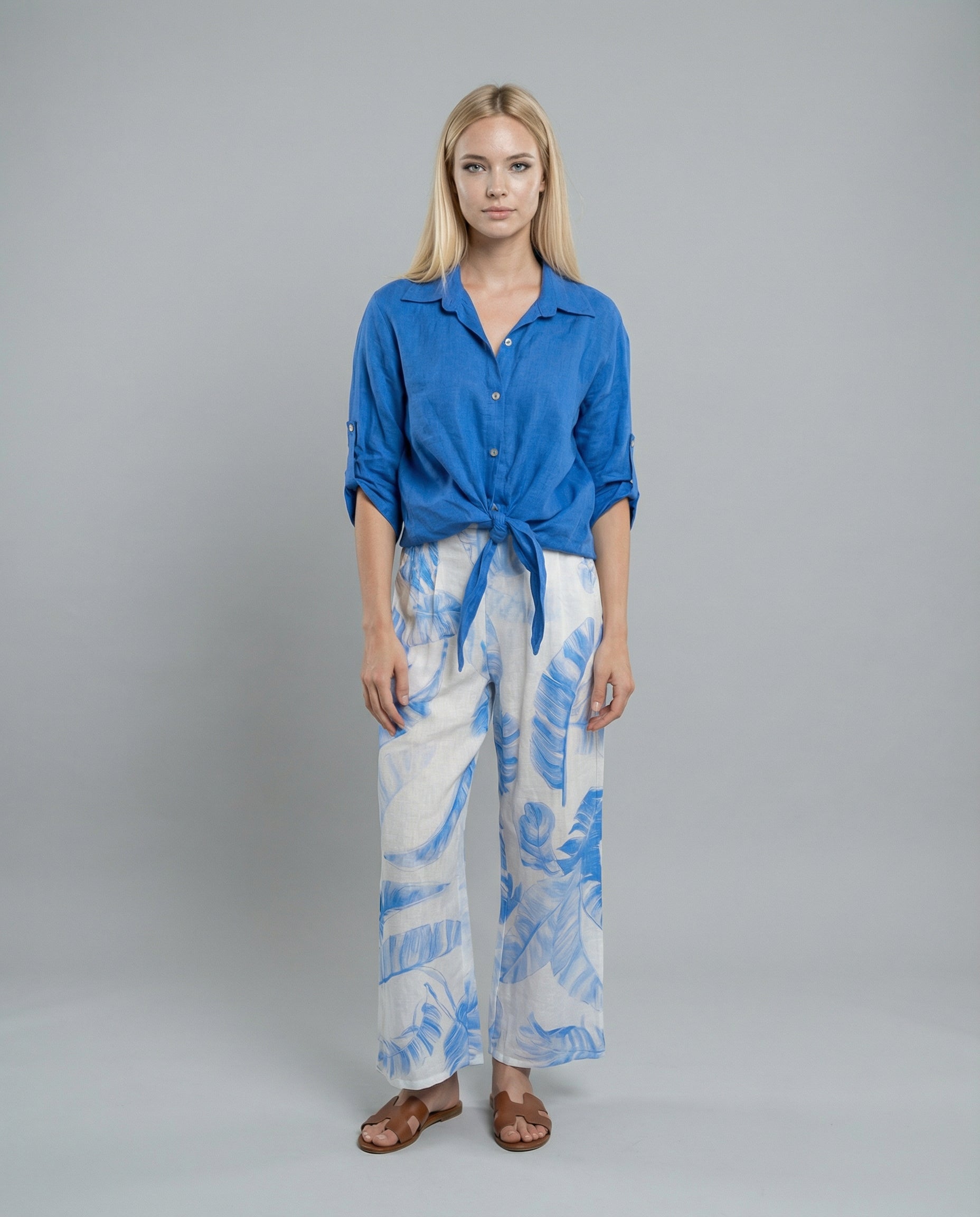 Blazer Button Linen