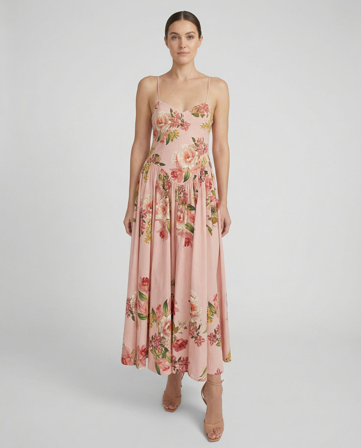 Ayla Corseted Midi Dress