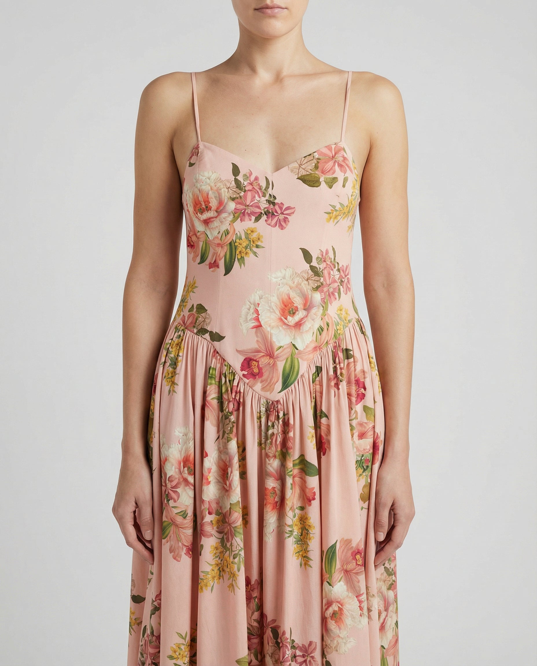 Ayla Corseted Midi Dress