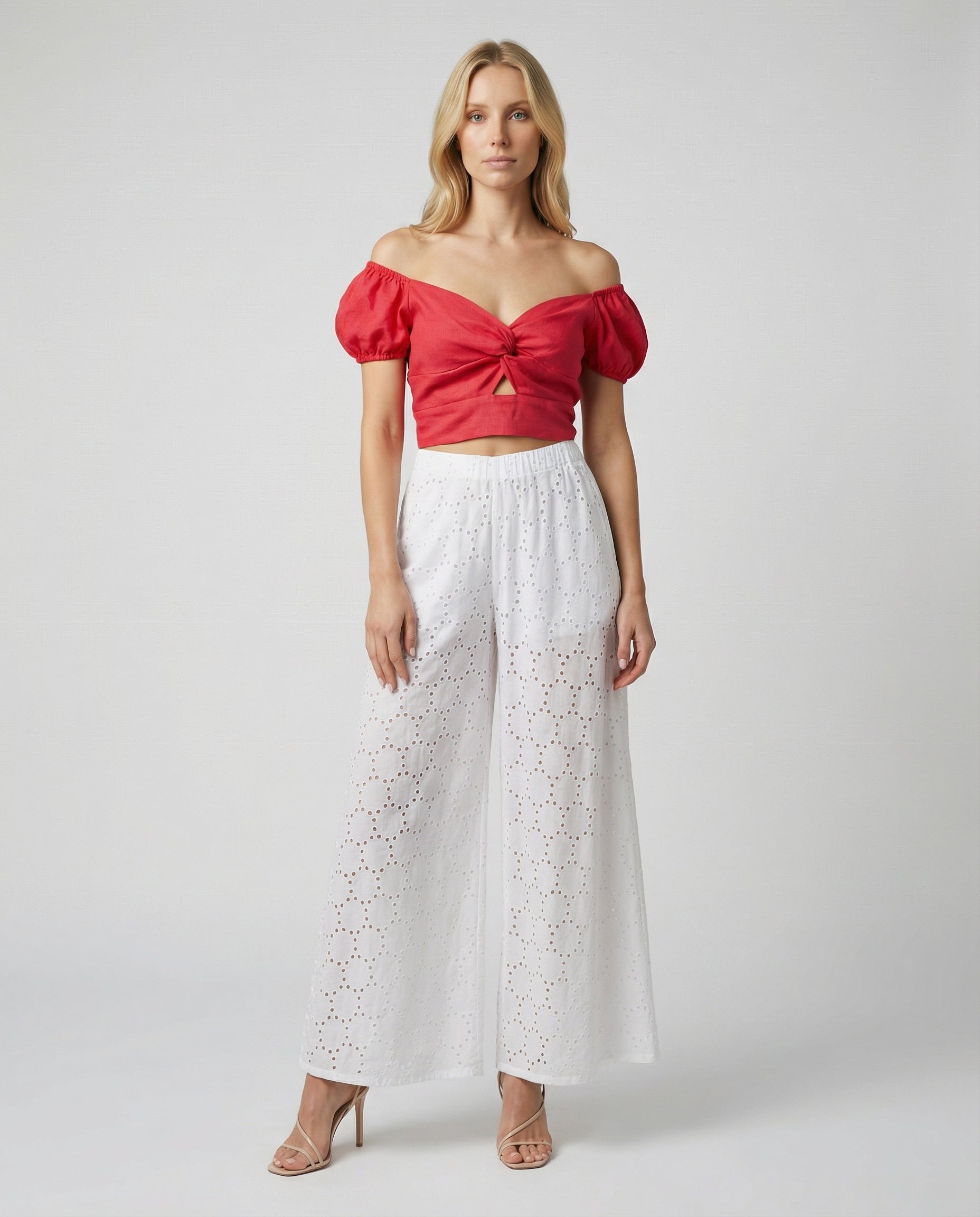 Bolero Susy Palloncino Linen Top