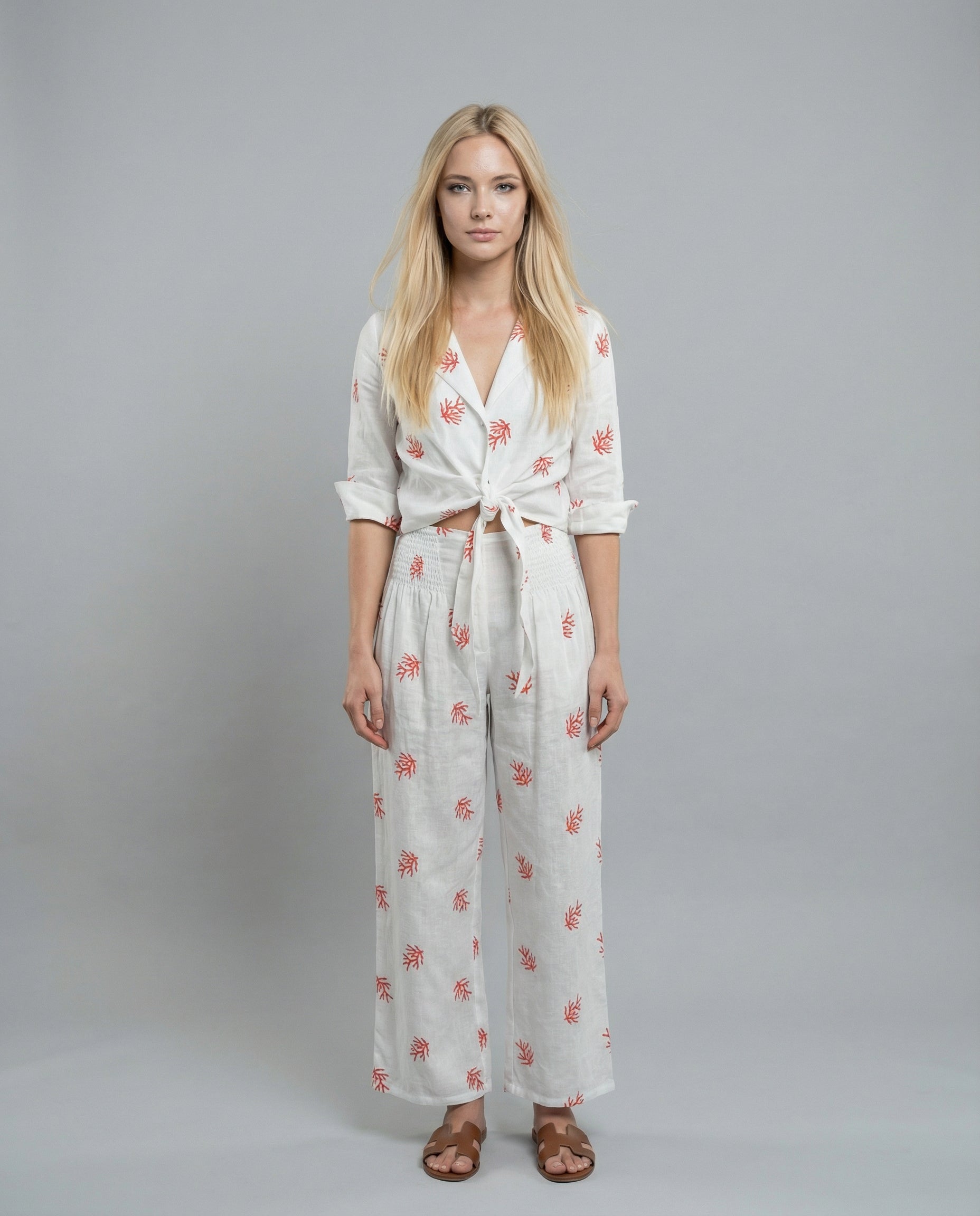 Blazer Button Linen