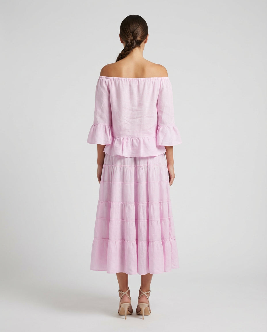 Bolero El Scollo Linen Top