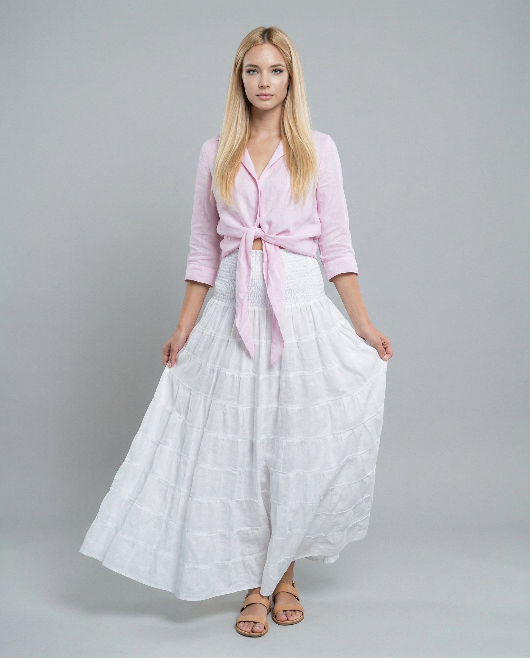 Blazer Button Linen
