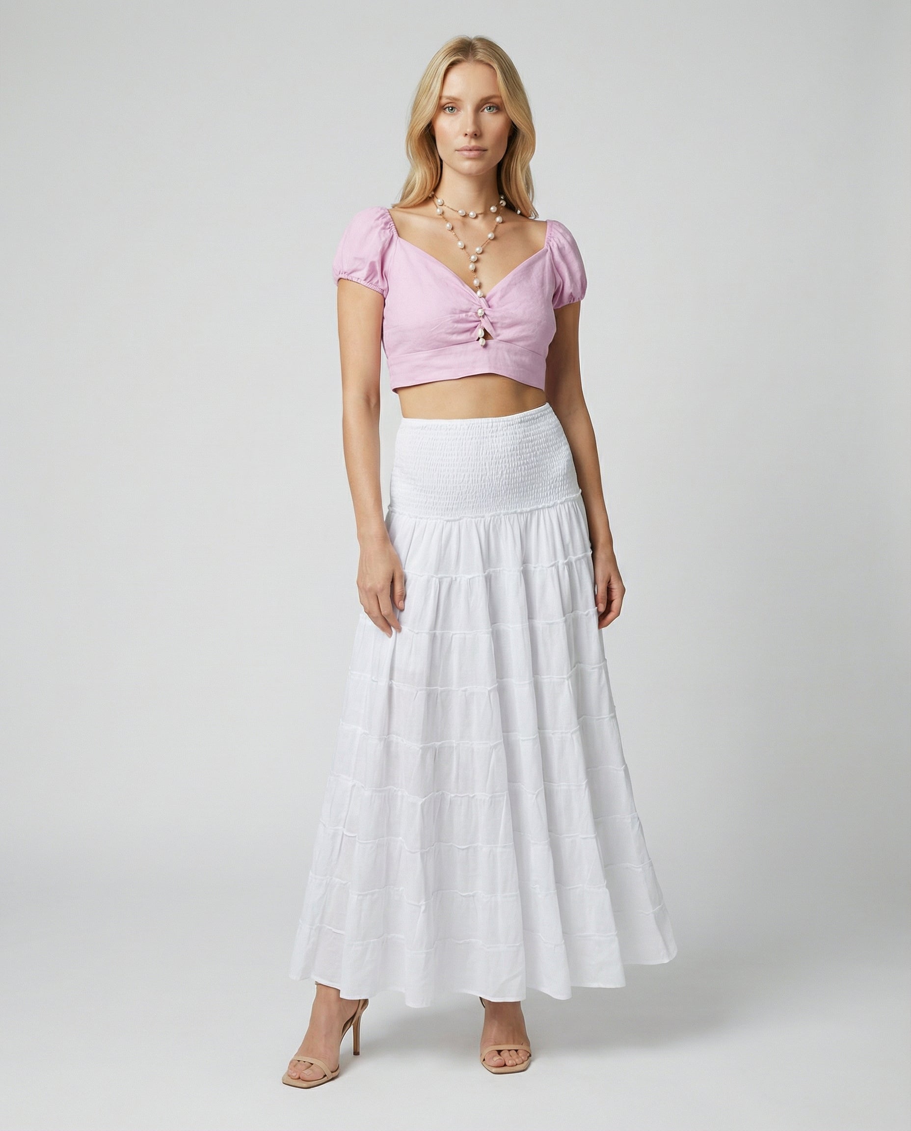 Bolero Susy Palloncino Linen Top