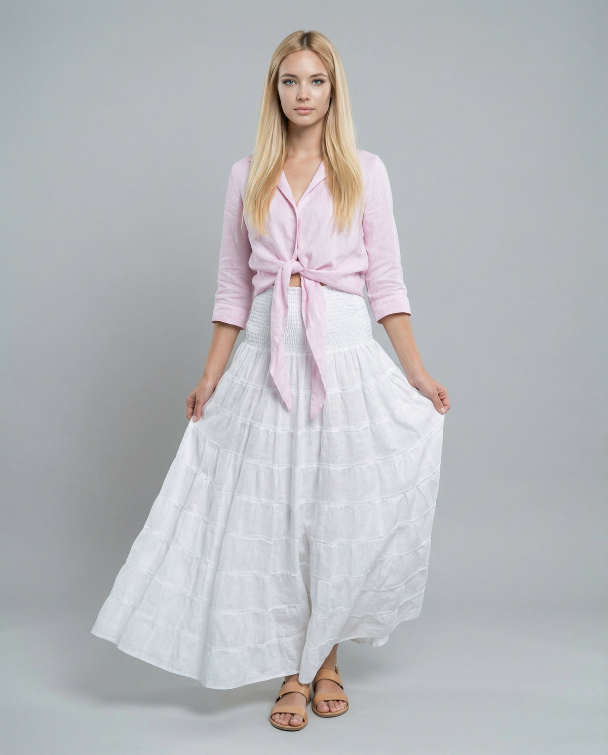 Blazer Button Linen