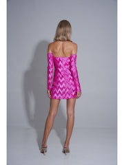 Affaire Mini Dress Peony