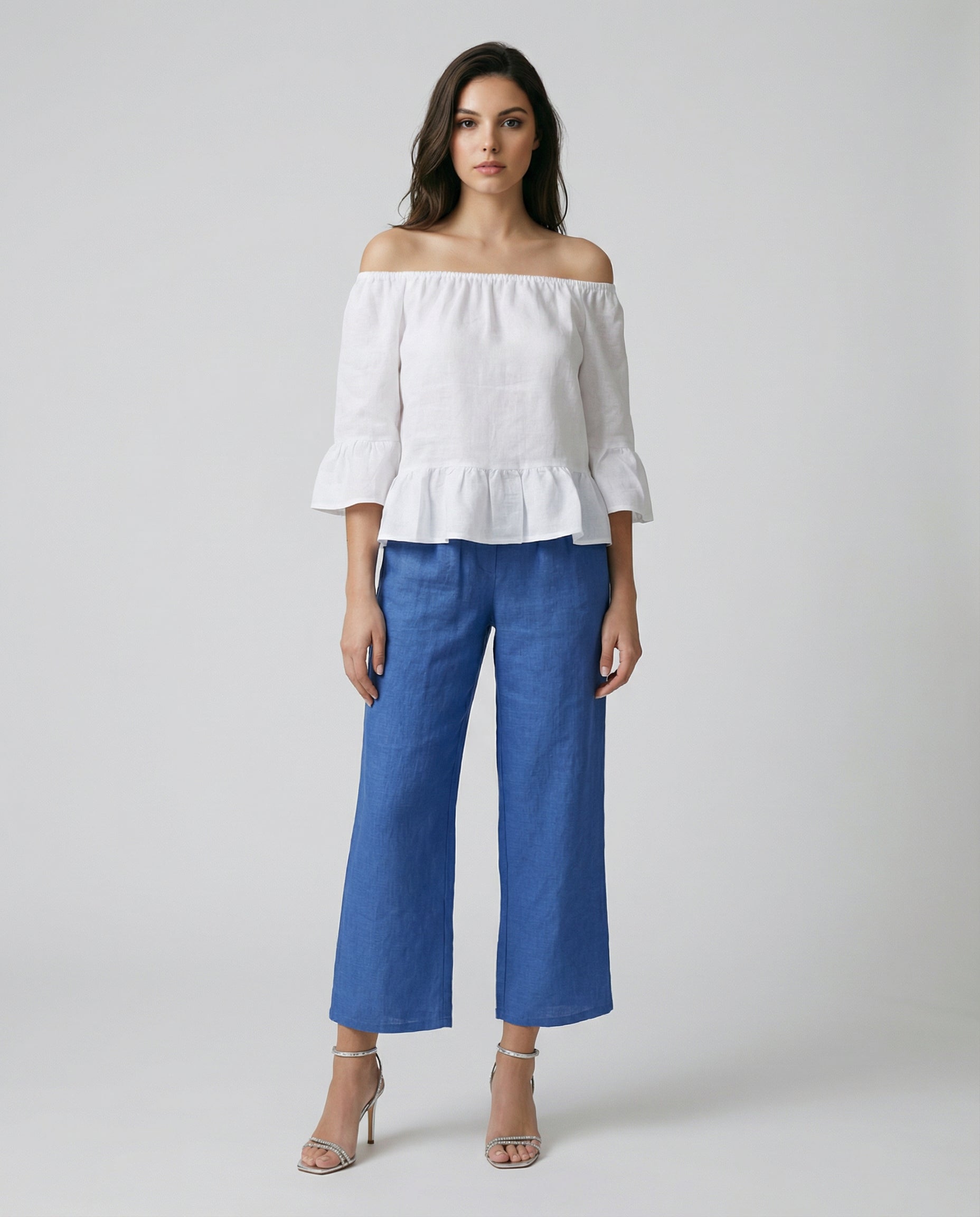 Bolero El Scollo Linen Top