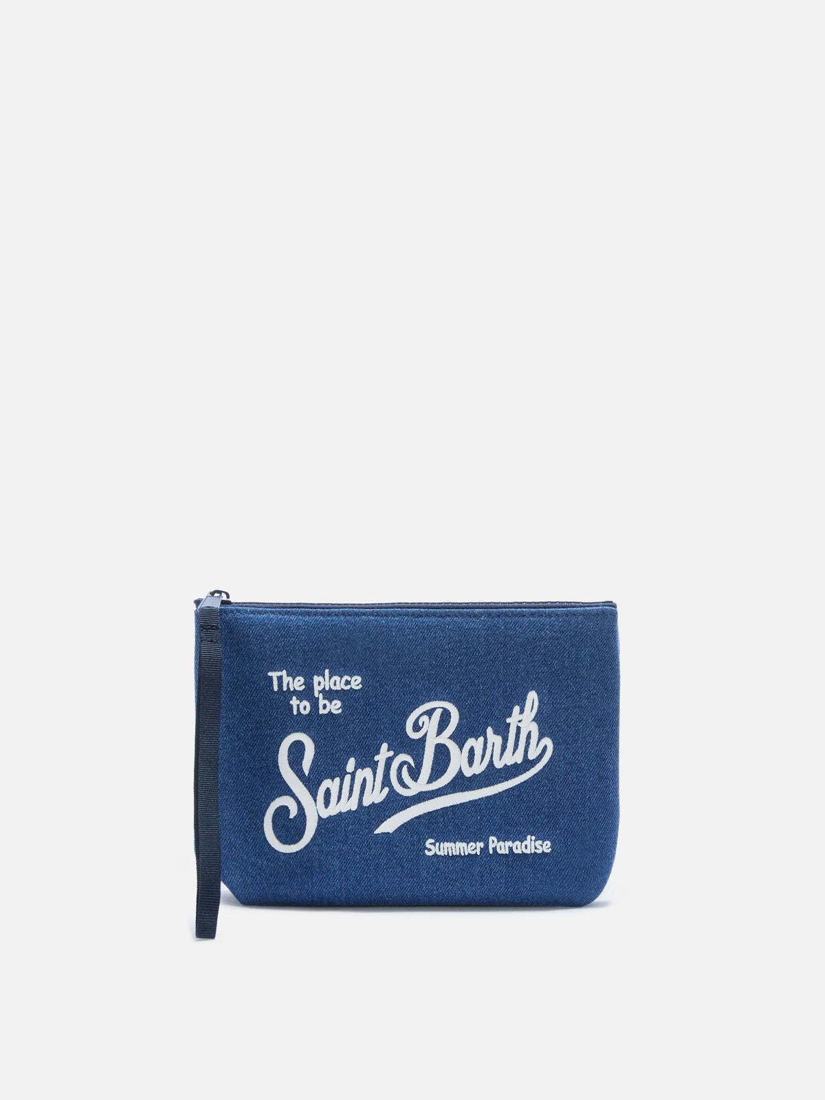 Aline Denim Pouch
