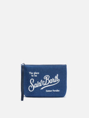Aline Denim Pouch