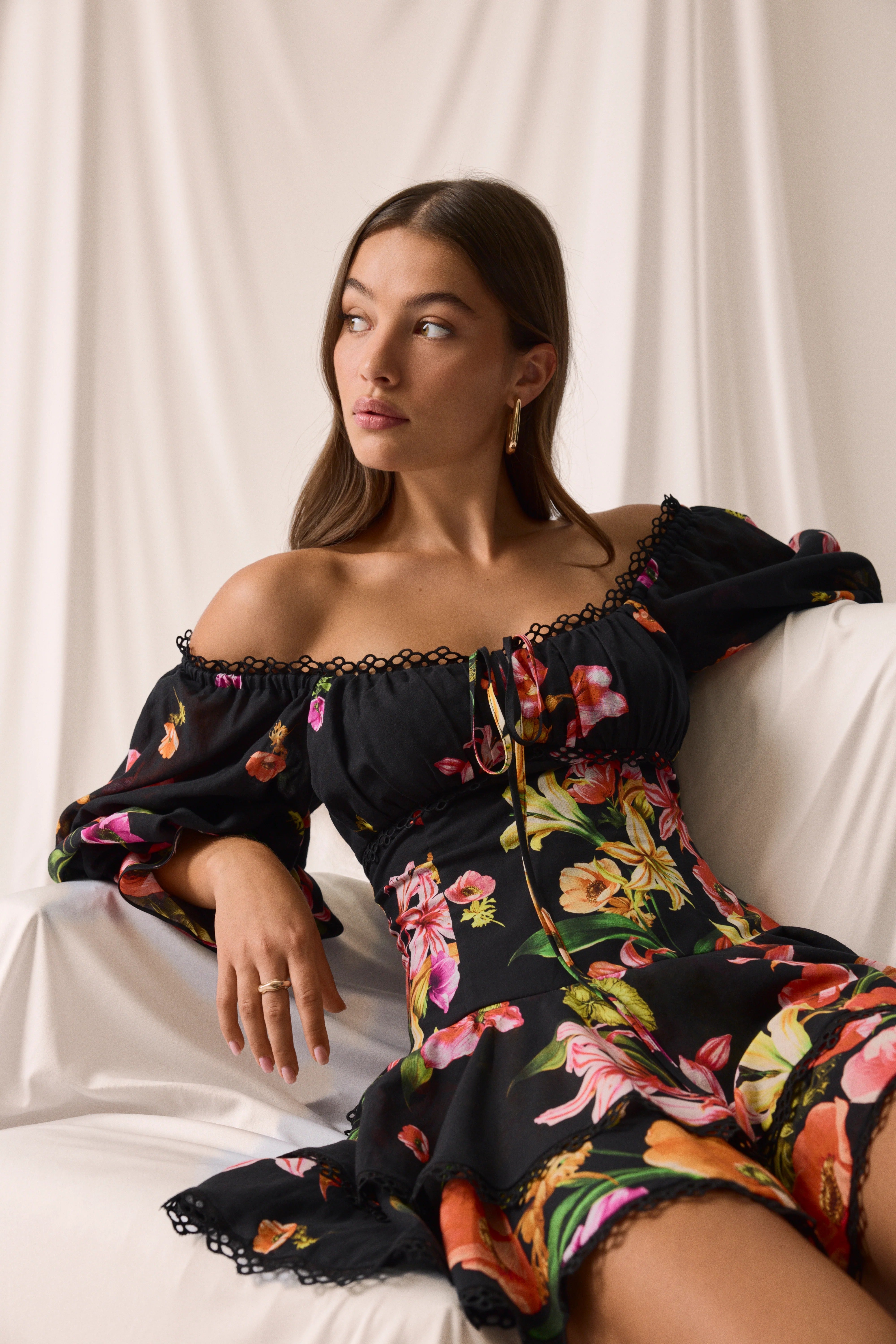 Charo Azurea Short Dress