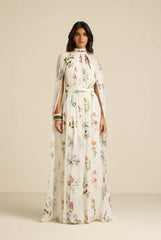 Anya Cape Maxi Dress