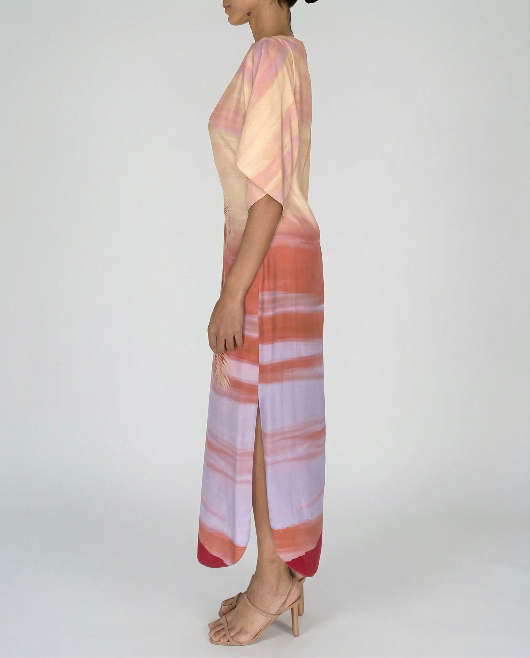 Asma Boat Neck Dress