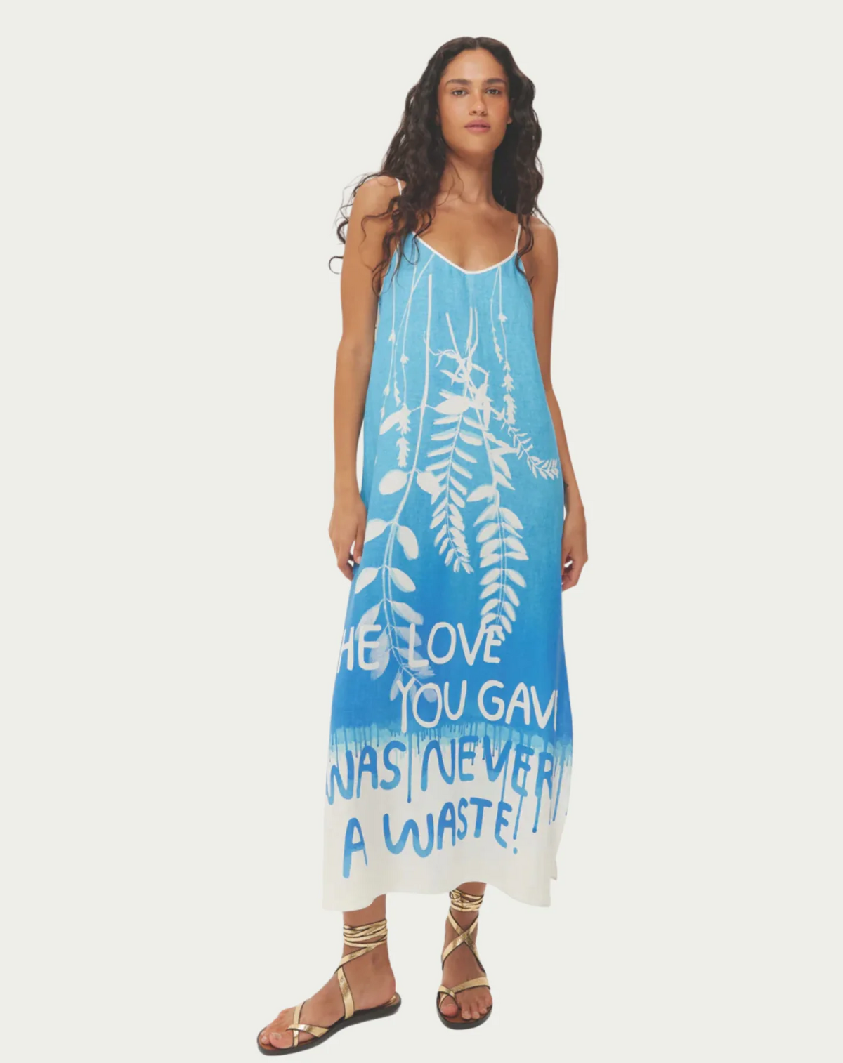Olivia Indigo Camisole Dress