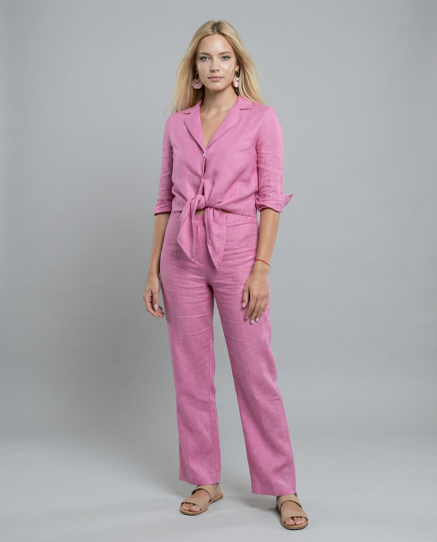 Blazer Button Linen