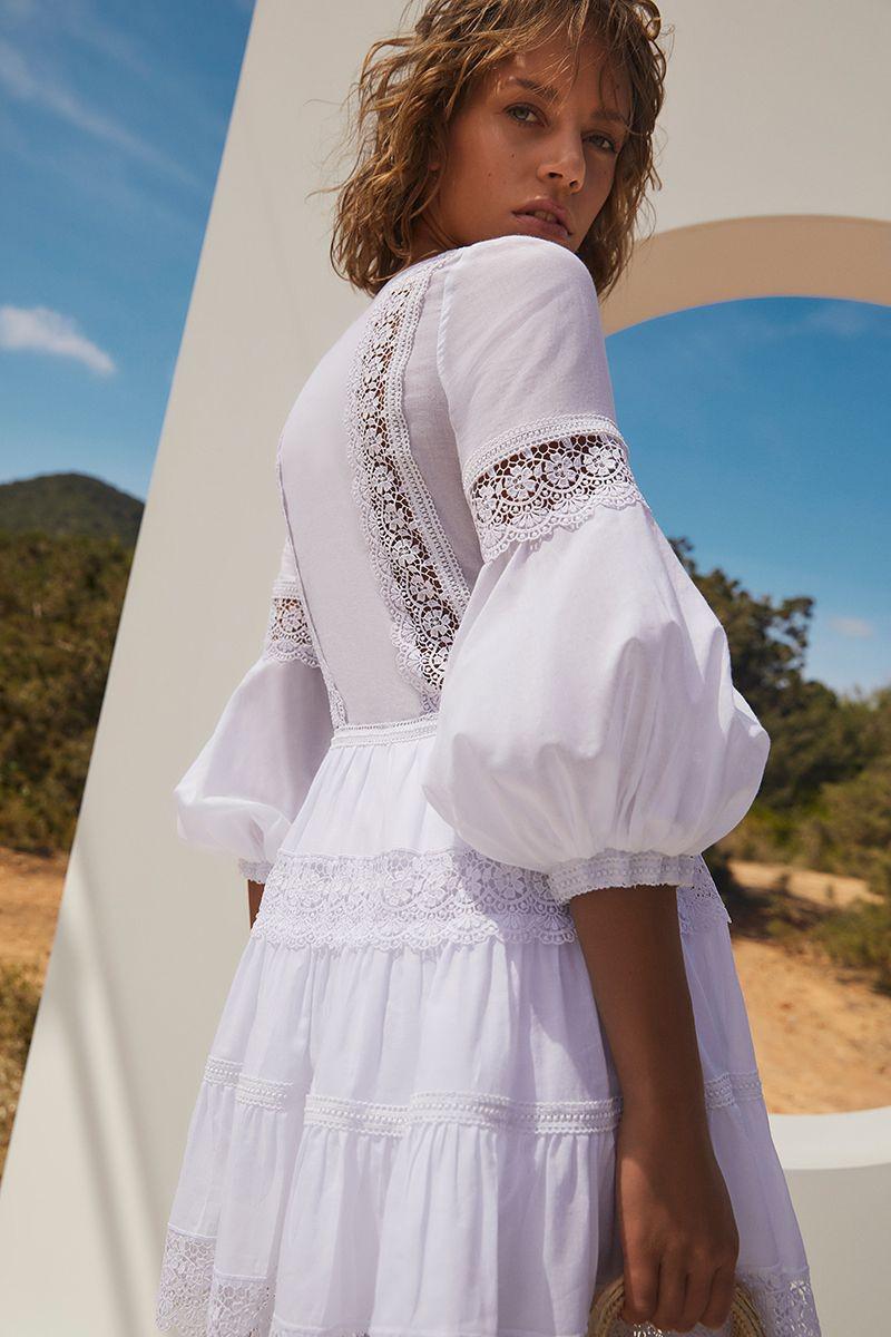 Charo Ruiz Ibiza Violette V-Neck Short Dress